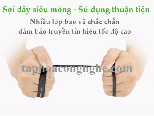 Ugreen 11238 5M màu Đen Cáp mạng LAN CAT6 UPT cáp dẹp NW104 30011238